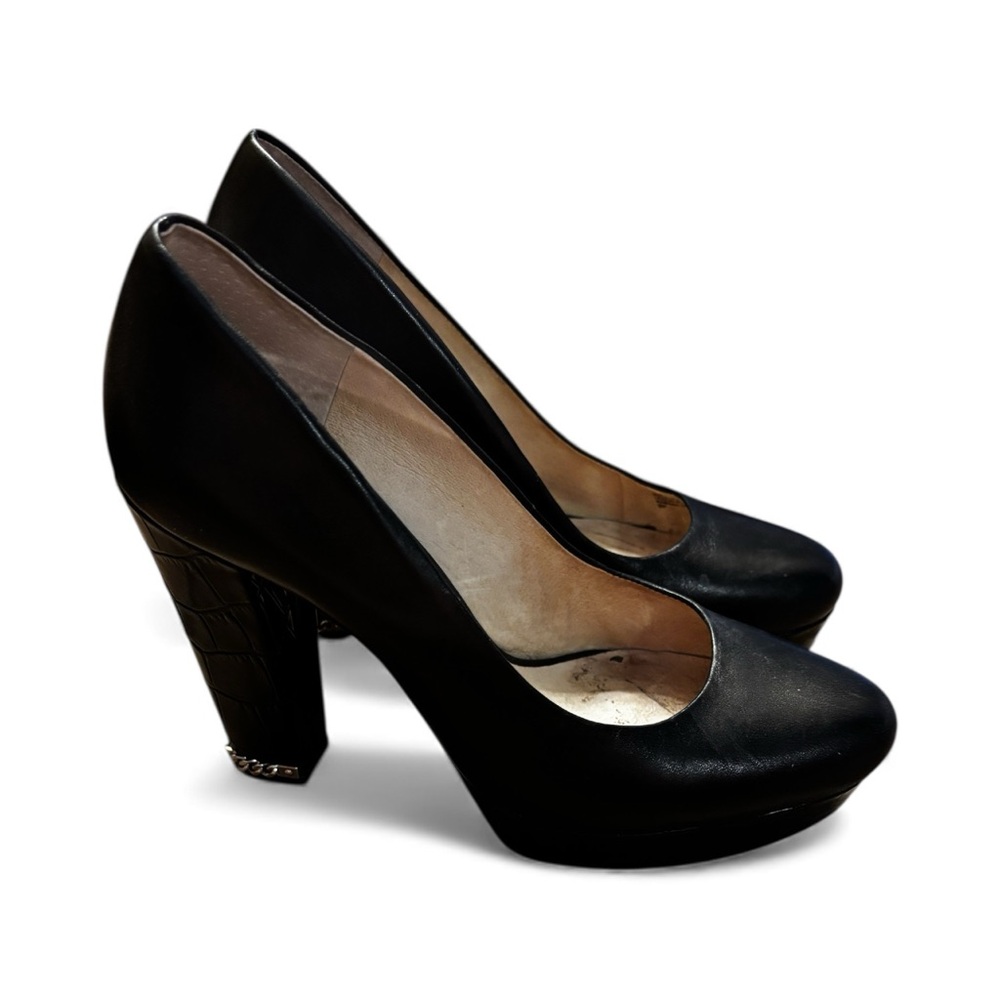 MICHAEL Michael Kors Black Platform Heels